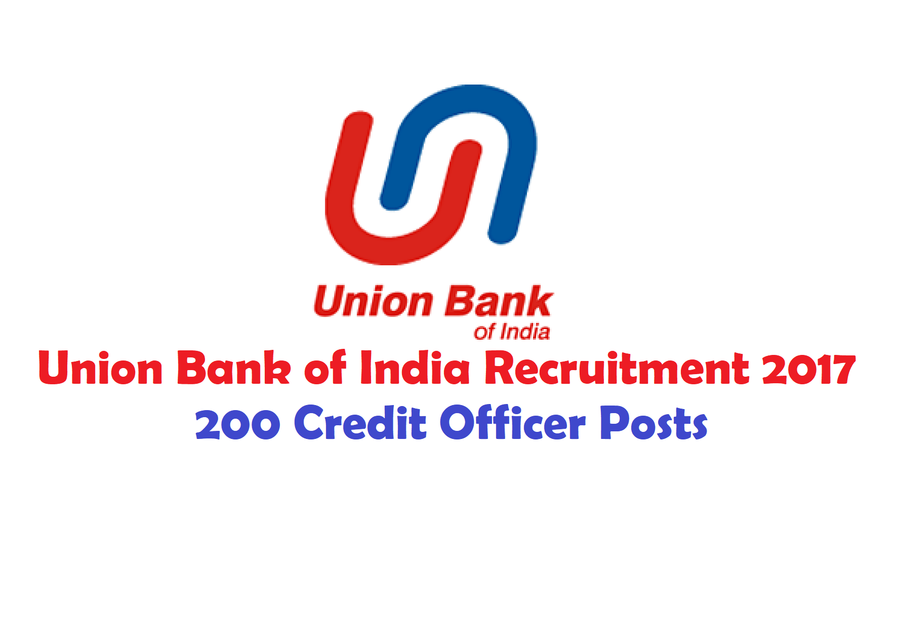 Union Bank of India Recruitment 2017 – 200 Credit Officer Posts ...